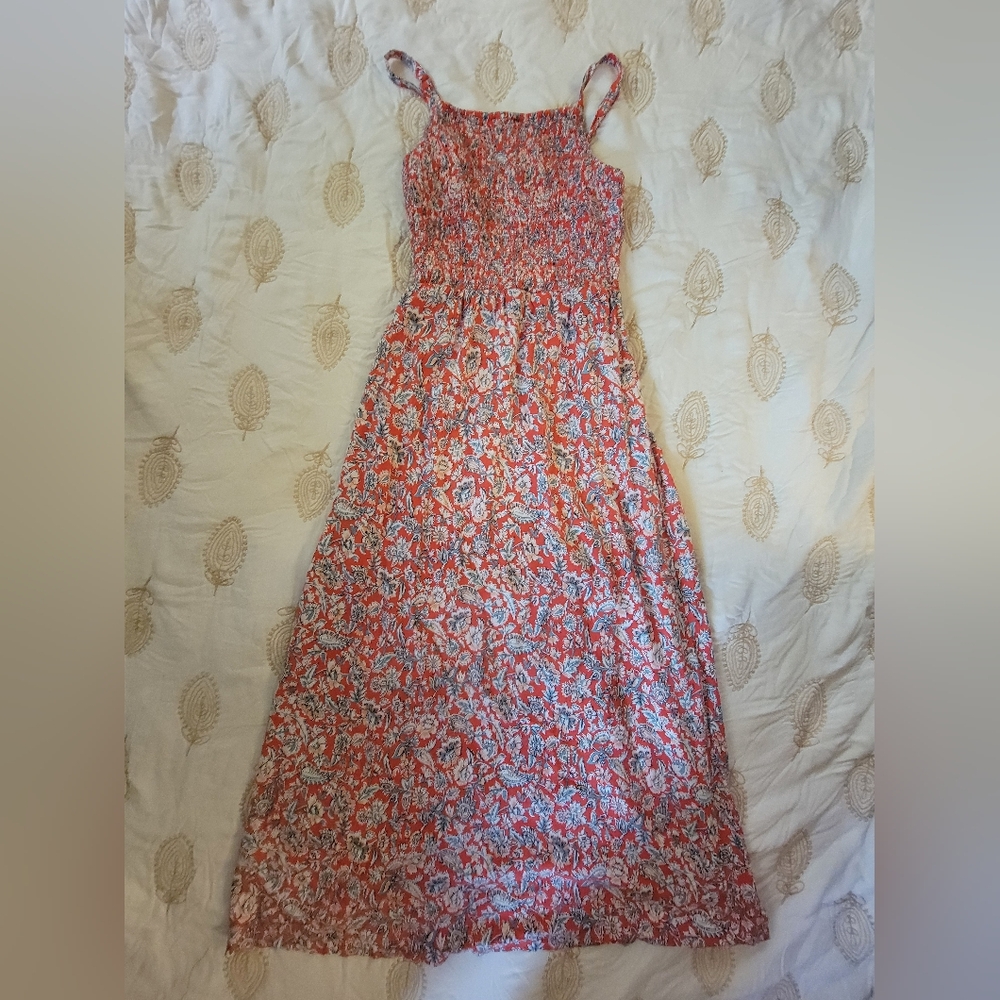 Old Navy Paisley Floral Maxi Dress